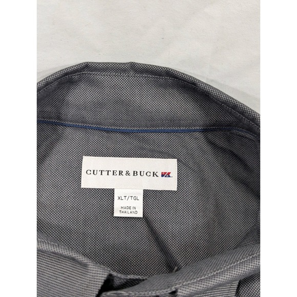 New No Tags Cutter Buck Oklahoma‎ Sooners Long Sleeve Dress Shirt XLT Gray - Picture 4 of 9